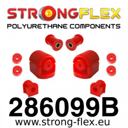 STRONGFLEX - 286099B: Set of front suspension polyurethane