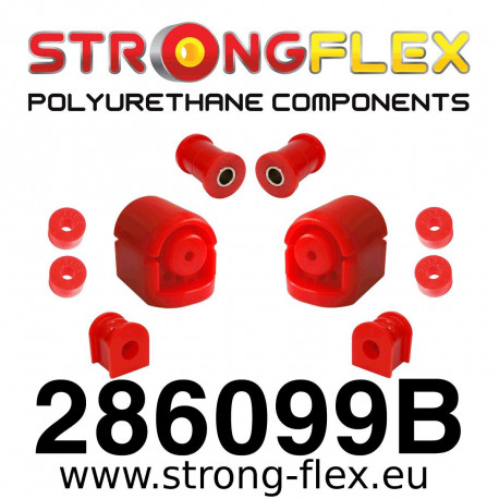N15 (95-00) STRONGFLEX - 286099B: Set of front suspension polyurethane | races-shop.com