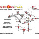 S13 (88-93) STRONGFLEX - 286088B: Rear beam mounting bush kit | races-shop.com