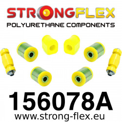 STRONGFLEX - 156078A: Front kit suspension polyurethane bushes SPORT