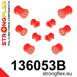STRONGFLEX - 136053B: Front & rear suspension bush kit full