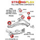 F (91-98) STRONGFLEX - 136027A: Front wishbone bush kit SPORT | races-shop.com