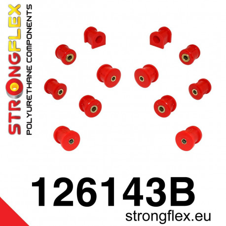 VII - VIII - IX (01-07) STRONGFLEX - 126143B: Rear suspension bush kit | races-shop.com
