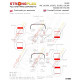 Polyurethane bushings STRONGFLEX - 106126B: Front suspension polyurethane bush kit | races-shop.com