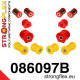 VI (95-00) JAPAN EJ, EK, EM1 STRONGFLEX - 086097B: Front suspension bush kit | races-shop.com