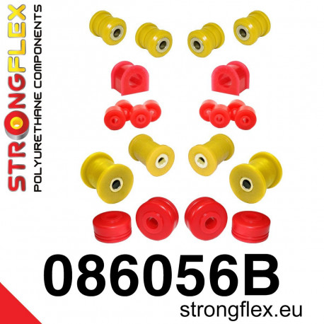 CRX (88-91) STRONGFLEX - 086056B: Front suspension bush kit | races-shop.com