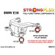 E36 (90-99) STRONGFLEX - 036107A: Rear beam mounting bush kit SPORT | races-shop.com