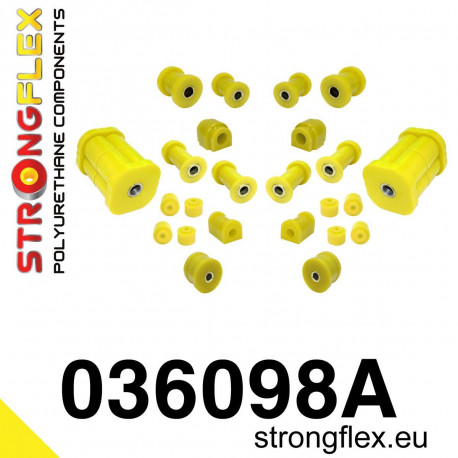 E21 (75-82) STRONGFLEX - 036098A: Full suspension bush kit SPORT | races-shop.com
