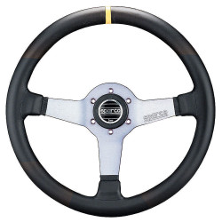 3 spokes steering wheel Sparco Monza L550, 350mm leather