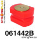 Seicento (98-08) STRONGFLEX - 061442B: Motor mount inserts (timing gear side) | races-shop.com