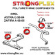 Astra IV STRONGFLEX - 131134A: Front anti roll bar bush SPORT | races-shop.com
