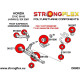 Polyurethane bushings STRONGFLEX - 081348B: Front upper arm bush | races-shop.com
