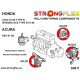 DC5 (01-06) STRONGFLEX - 081252B: Engine rear mount inserts | races-shop.com