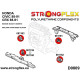 CRX (88-91) STRONGFLEX - 081162A: Engine mount inserts left side SPORT | races-shop.com