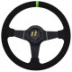 steering wheels Steering wheel RACES Corsa, 350mm, suede, 90mm deep dish | races-shop.com