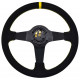 Promotions Steering wheel RACES Corsa, 350mm, suede, 90mm deep dish | races-shop.com