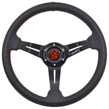 steering wheels Steering wheel RACES Giappone, 350mm, ECO leather, 65mm deep dish | races-shop.com