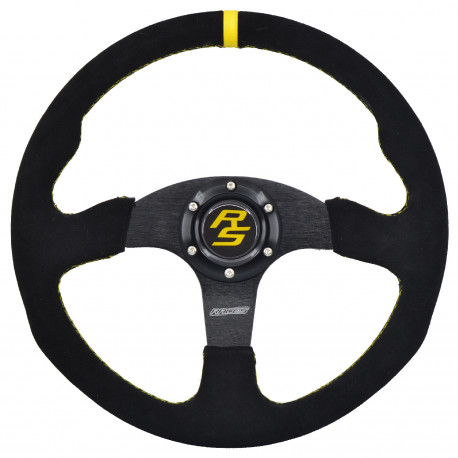 Promotions Steering wheel RACES Strada, 350mm, suede, flat | races-shop.com