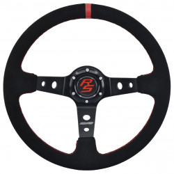 Steering wheel RACES Corsa, 350mm, suede, 90mm deep dish