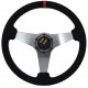 Promotions Steering wheel RACES Gara, 350mm, suede, flat | races-shop.com