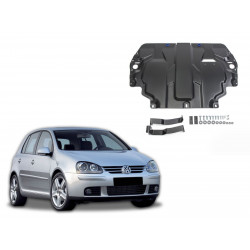 Engine skid plate for Volkswagen Golf V