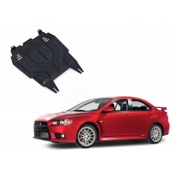 Engine skid plate for Mitsubishi Lancer X