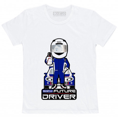 T-shirts Kids` t-shirt SPARCO Future Driver, white | races-shop.com