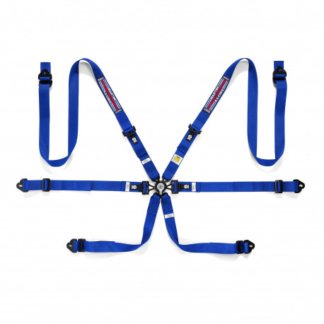 Seatbelts and accessories FIA 6 point safety belts SPARCO 04834HPDMR MARTINI RACING blue | races-shop.com