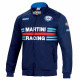 Sparco Bomber style jackett MARTINI RACING blue