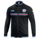 Hoodies and jackets Sparco MARTINI RACING men`s full zip sweatshirt black | races-shop.com