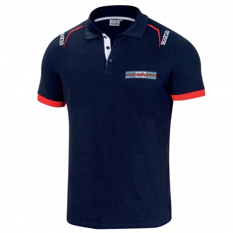 T-shirts Sparco MARTINI RACING men`s polo shirt - blue | races-shop.com
