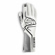 FIA race gloves Sparco LAP (external stitching), white/black