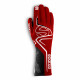 Gloves Race gloves Sparco LAP with FIA 8856-2018 red/black | races-shop.com