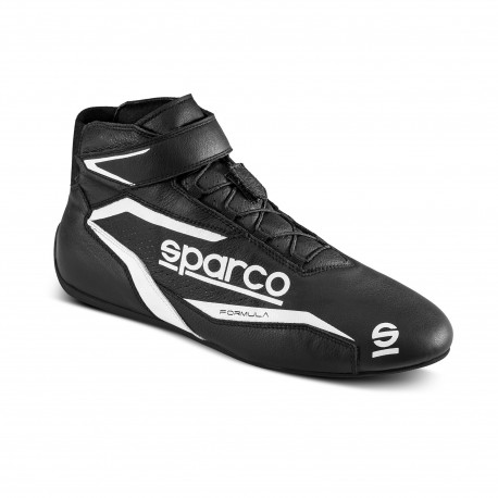 Shoes FIA race shoes Sparco FORMULA, black/white | races-shop.com