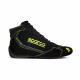 Shoes Shoes Sparco Slalom FIA 8856-2018 black / yellow | races-shop.com