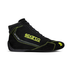 FIA race shoes Sparco SLALOM, black/fluo yellow