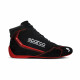Shoes Shoes Sparco Slalom FIA 8856-2018 black/red | races-shop.com