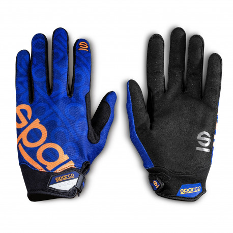 Equipment for mechanics Mechanics` glove Sparco MECA-3 blue/orange | races-shop.com