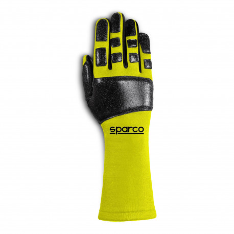 Gloves Mechanic gloves Sparco TIDE MECA (internal stitching), yellow | races-shop.com