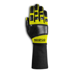 FIA mechanic gloves Sparco R-MECA (internal stitching), yellow