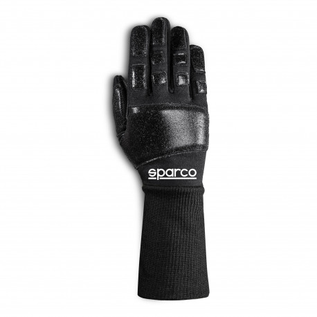 Gloves FIA mechanic gloves Sparco R-MECA (internal stitching), black | races-shop.com