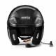 Open face helmets Helmet Sparco RJ-I CARBON with FIA 8859-2015 , HANS black | races-shop.com