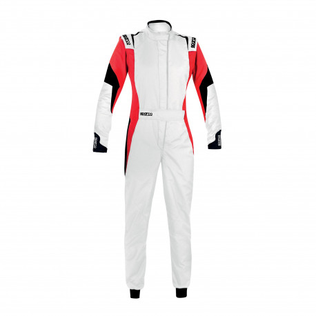 Suits SPARCO FIA race suit COMPETITION LADY (R567) White/Red/Black | races-shop.com
