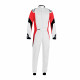 Suits FIA race suit Sparco COMPETITION (R567) white/red/black | races-shop.com