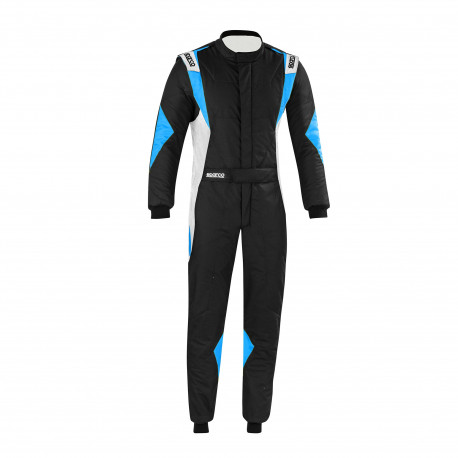 Suits FIA race suit Sparco SUPERLEGGERA (R564) black/white/blue | races-shop.com