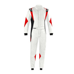FIA racing suit SPARCO SUPERLEGGERA (R564), white/black/red
