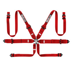 FIA 6 point safety belts SPARCO 04818RH1 red