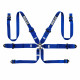 FIA 6 point safety belts SPARCO 04818RH1 blue