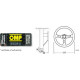 steering wheels 3 spoke steering wheel OMP Corsica Superleggero, 350mm, suede, 95mm offset, black/yellow | races-shop.com