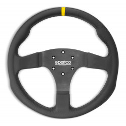 3 spokes steering wheel Sparco R330, 330mm leather